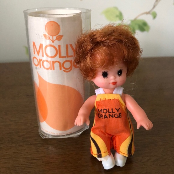 Vintage Playmates Molly Orange Doll Original Packaging. Mint Condition